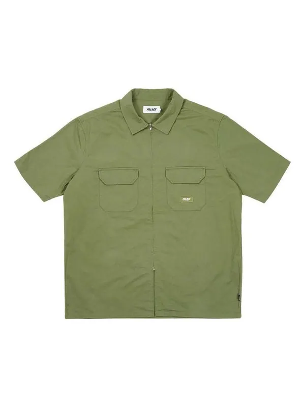 Рубашка d-man shirt 'olive' Palace — изображение 1 из 2, оливковый