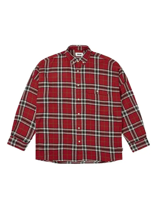 Рубашка lumber yak shirt 'red' Palace — изображение 1 из 2, красный