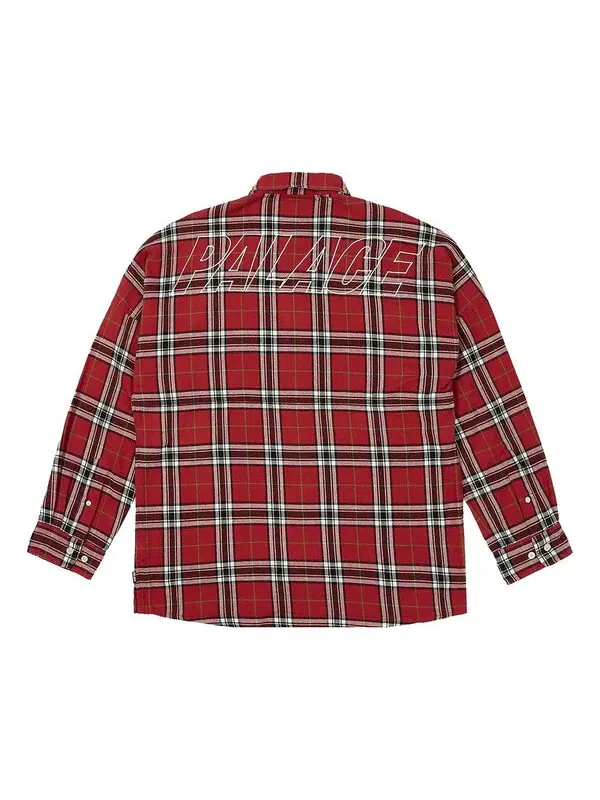 Рубашка lumber yak shirt 'red' Palace — изображение 2 из 2, красный