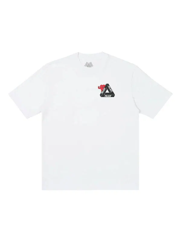 Футболка tri-hearts t-shirt 'white' Palace — изображение 1 из 2, белый