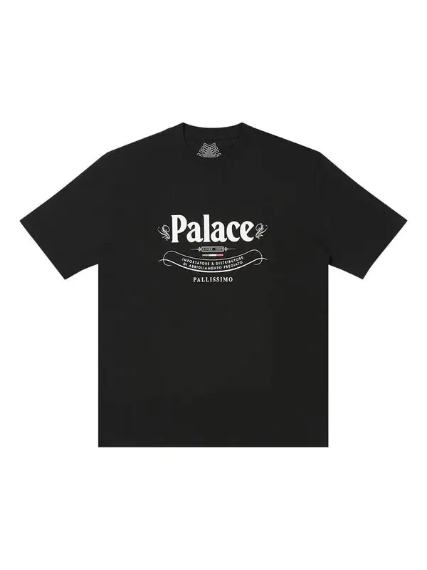 Футболка pallissimo t-shirt 'black' Palace — изображение 1 из 1, черный