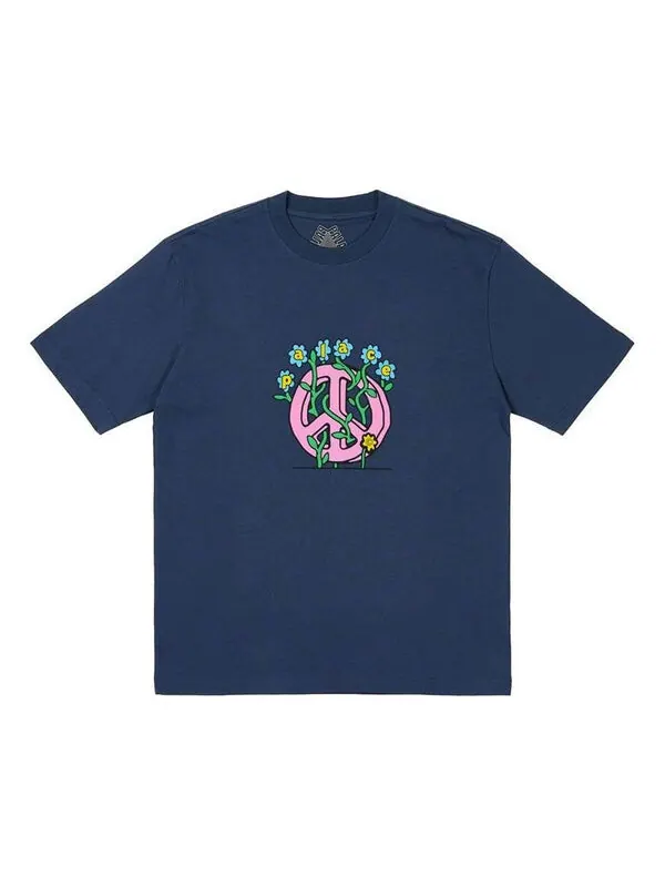 Футболка grower t-shirt 'navy' Palace — изображение 1 из 1, темно-синий