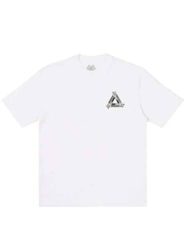 Футболка tri-og t-shirt 'white' Palace — изображение 2 из 2, белый