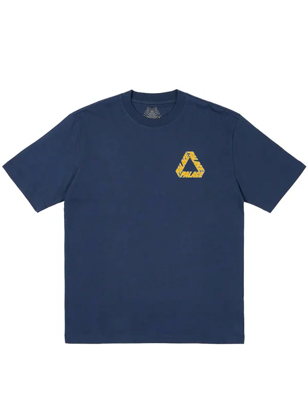 Футболка ss24 p-3 outline t-shirt 'navy' Palace — изображение 2 из 2, темно-синий