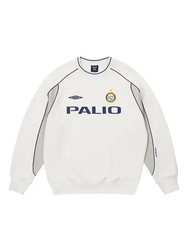 Толстовка x umbro warm up crewneck sweatshirt 'grey' Palace — изображение 1 из 2, серый