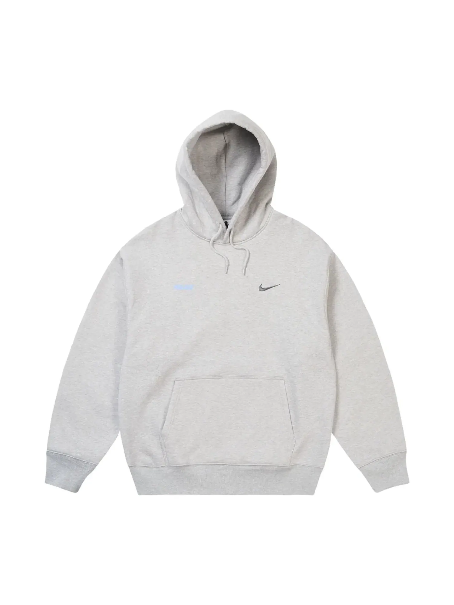 Мужское худи с принтом Palace Collaboration Nike — изображение 2 из 2, серый