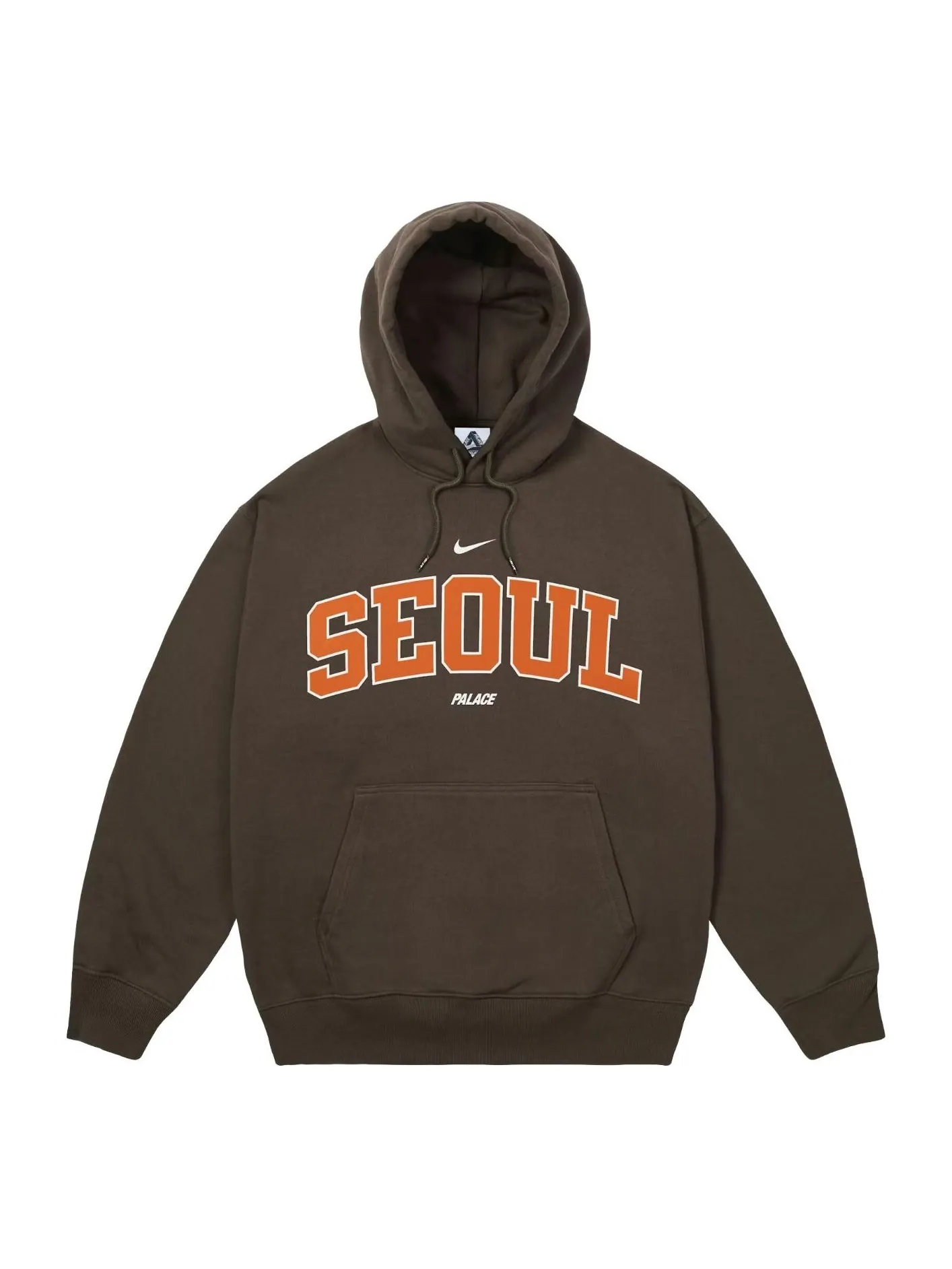 Худи Palace x Nike Shop 'Hongdae Brown' — изображение 1 из 1, коричневый