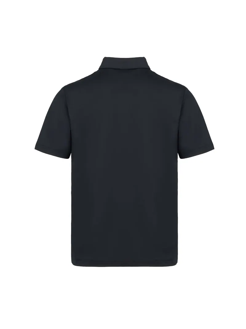 Поло Mizuno Quick Dry Polo Shirt 'Black' — изображение 2 из 6, черный