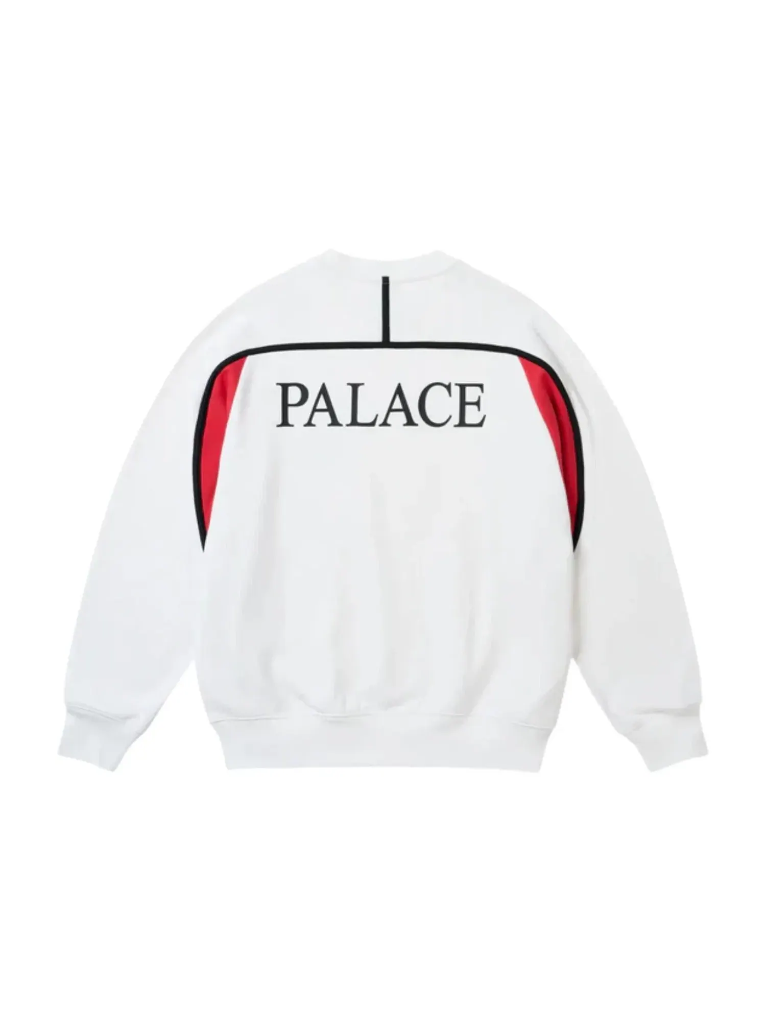 Мужская футболка с принтом Palace Scrum Crew — изображение 2 из 2, белый