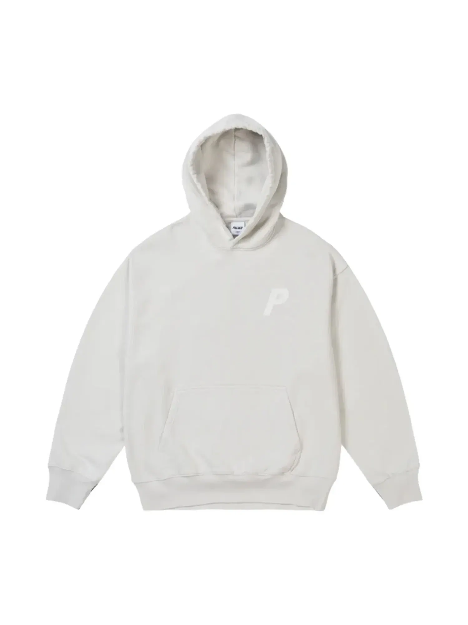 Мужское худи с принтом Palace Rubbed P3 Concrete Grey — изображение 2 из 2, серый