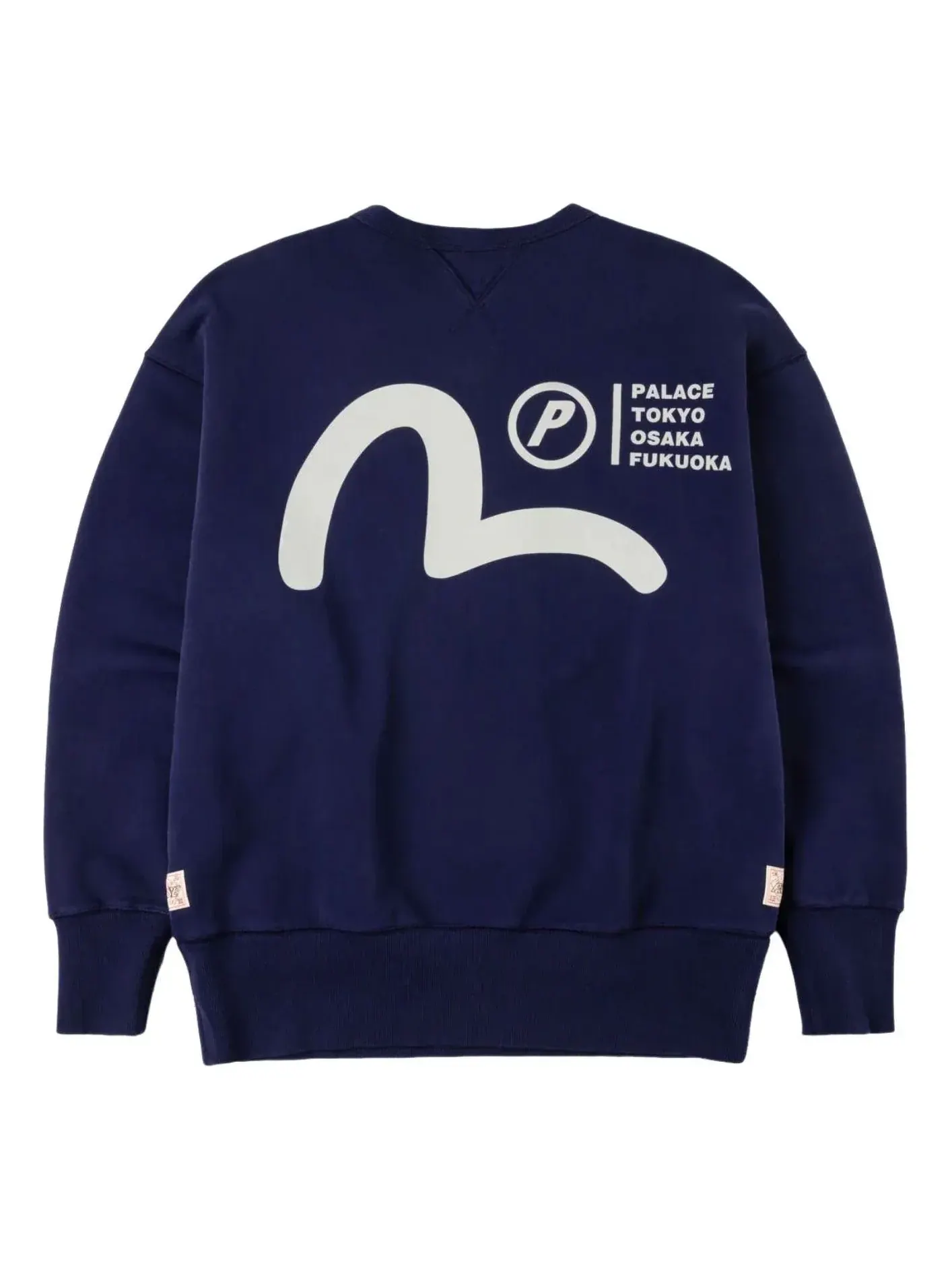 Толстовка Palace x Evisu Multi-City Seagull Logo 'Navy' — изображение 1 из 2, темно-синий