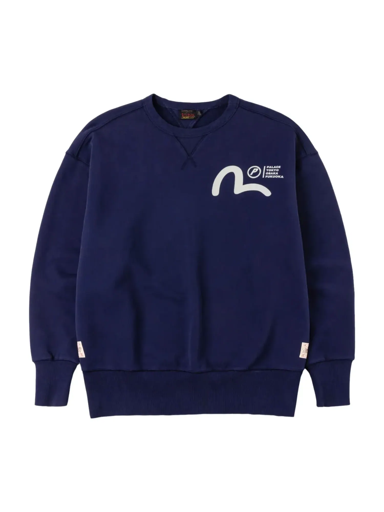 Толстовка Palace x Evisu Multi-City Seagull Logo 'Navy' — изображение 2 из 2, темно-синий