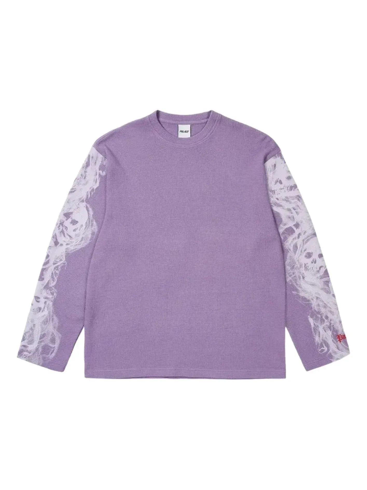 Футболка с длинными рукавами Palace Smoked Waffle 'Flat Grape' P30ES020 — изображение 1 из 2, фиолетовый