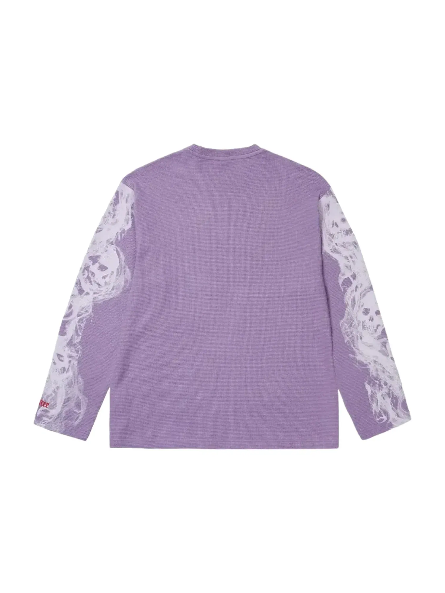 Футболка с длинными рукавами Palace Smoked Waffle 'Flat Grape' P30ES020 — изображение 2 из 2, фиолетовый