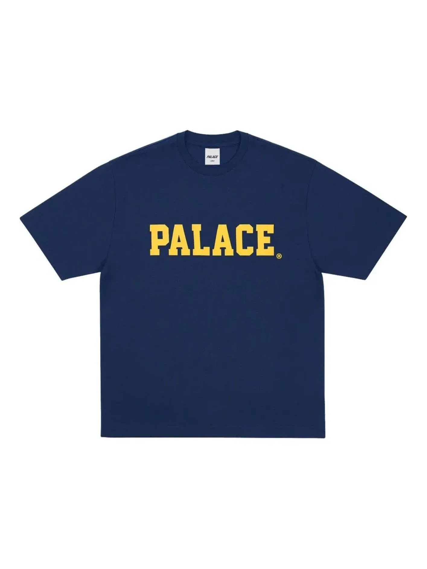 Мужская футболка хлопковая Palace Uni Heavy T-Shirt — изображение 1 из 1, темно-синий