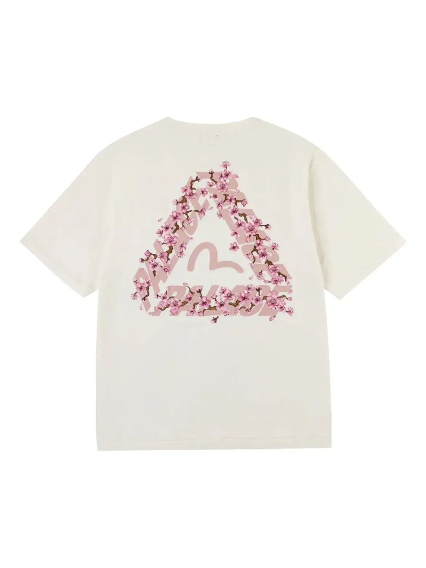 Футболка Palace x EVISU Heavy Wash 'Off White' — изображение 1 из 2, белый