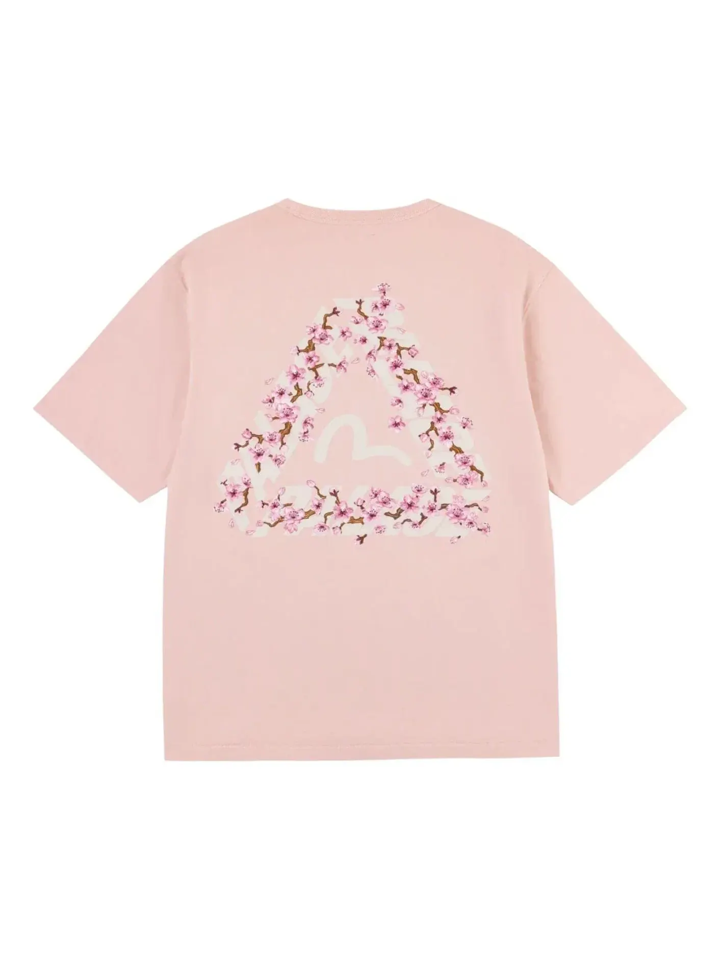 Футболка Palace x EVISU Heavy Wash 'Misty Pink' — изображение 1 из 2, розовый