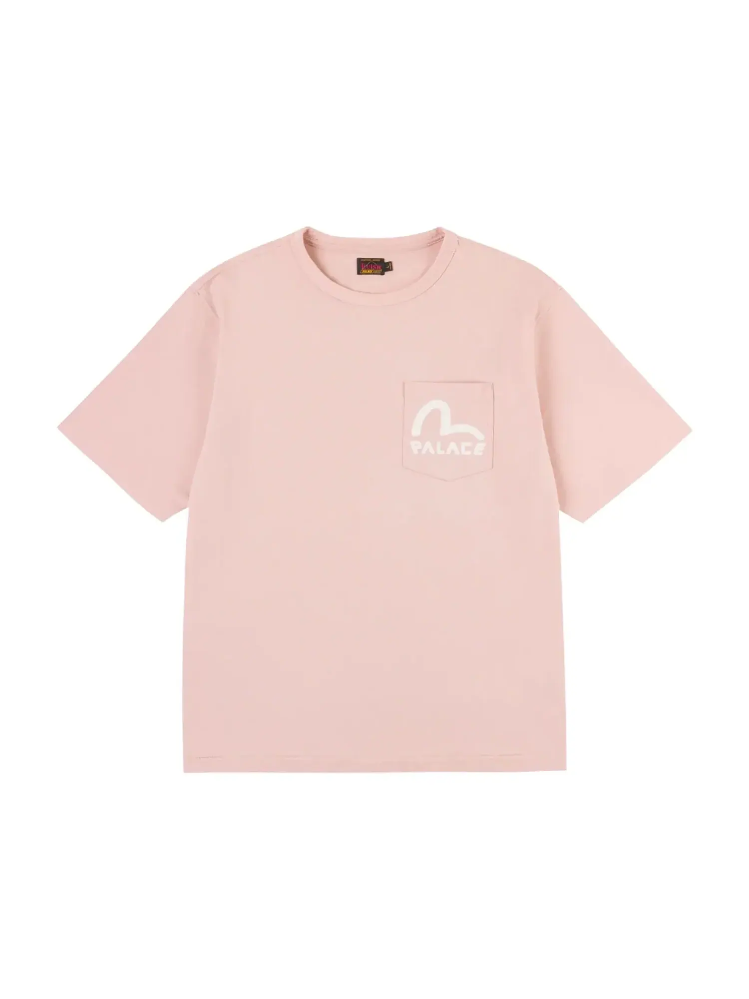 Футболка Palace x EVISU Heavy Wash 'Misty Pink' — изображение 2 из 2, розовый
