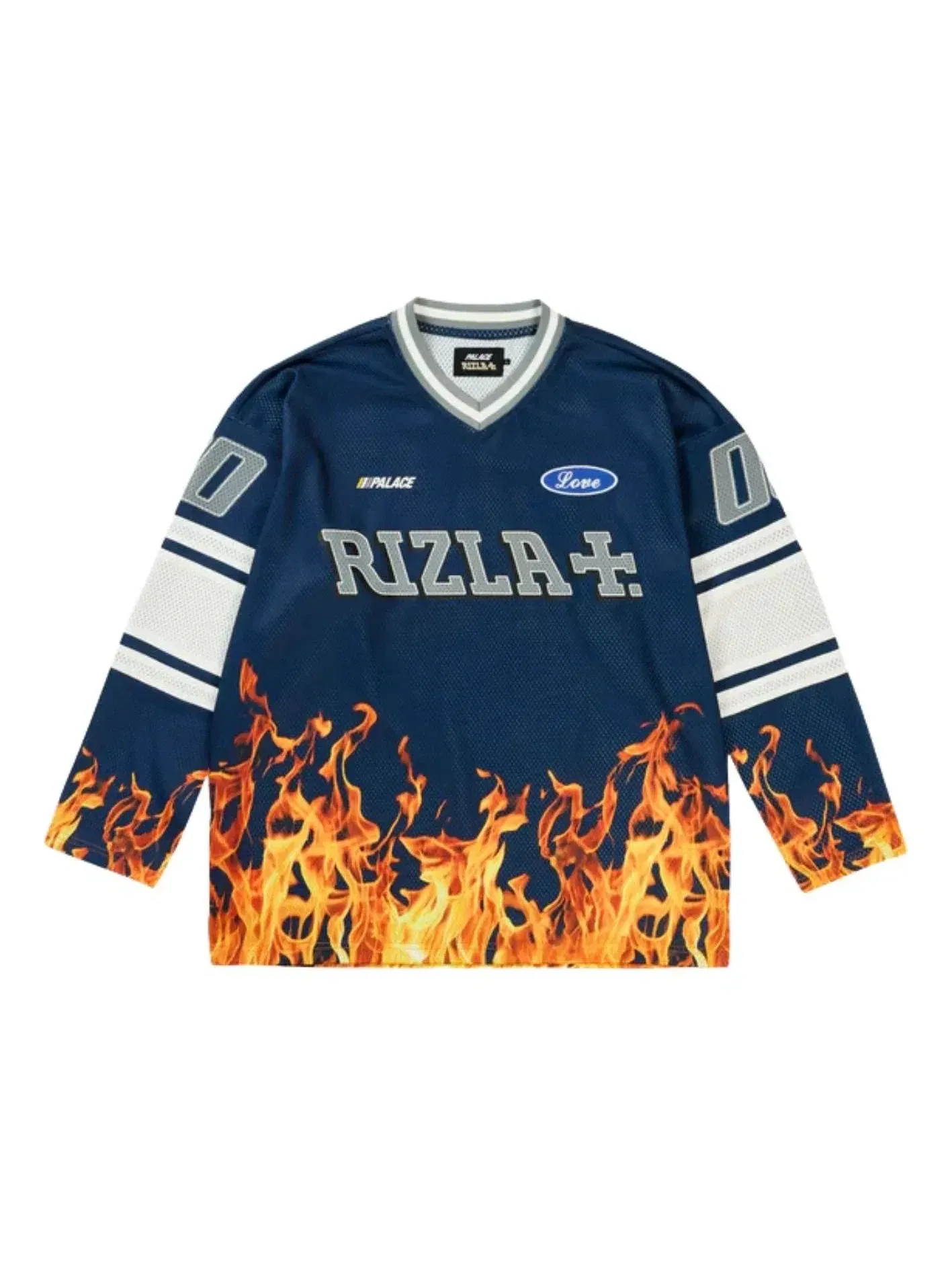 Мужская джерси Palace Rizla Jersey P30ES251 — изображение 1 из 2, темно-синий