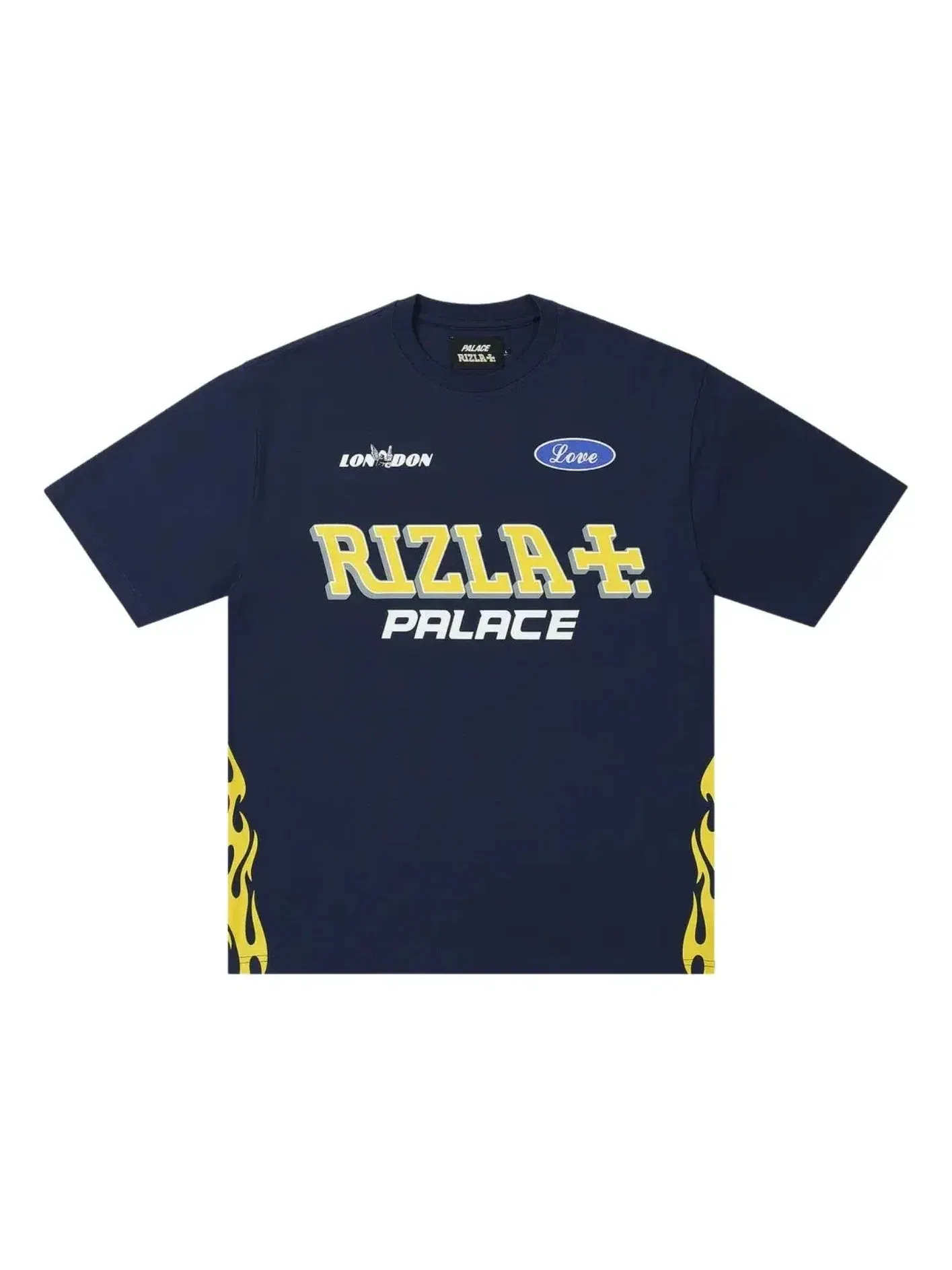 Мужская футболка с принтом Palace Rizla — изображение 1 из 2, темно-синий