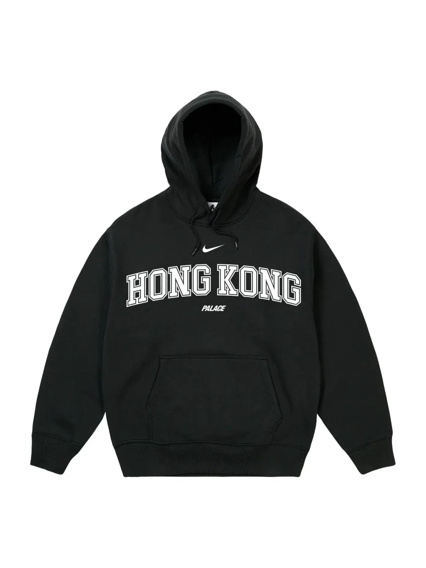 Мужское худи с принтом Palace x Nike 'Hong Kong Black' — изображение 1 из 1, черный