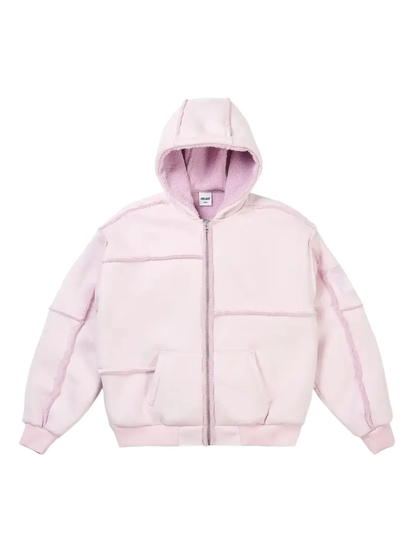 Куртка Palace Patch Me Up из овчины — изображение 1 из 3, розовый