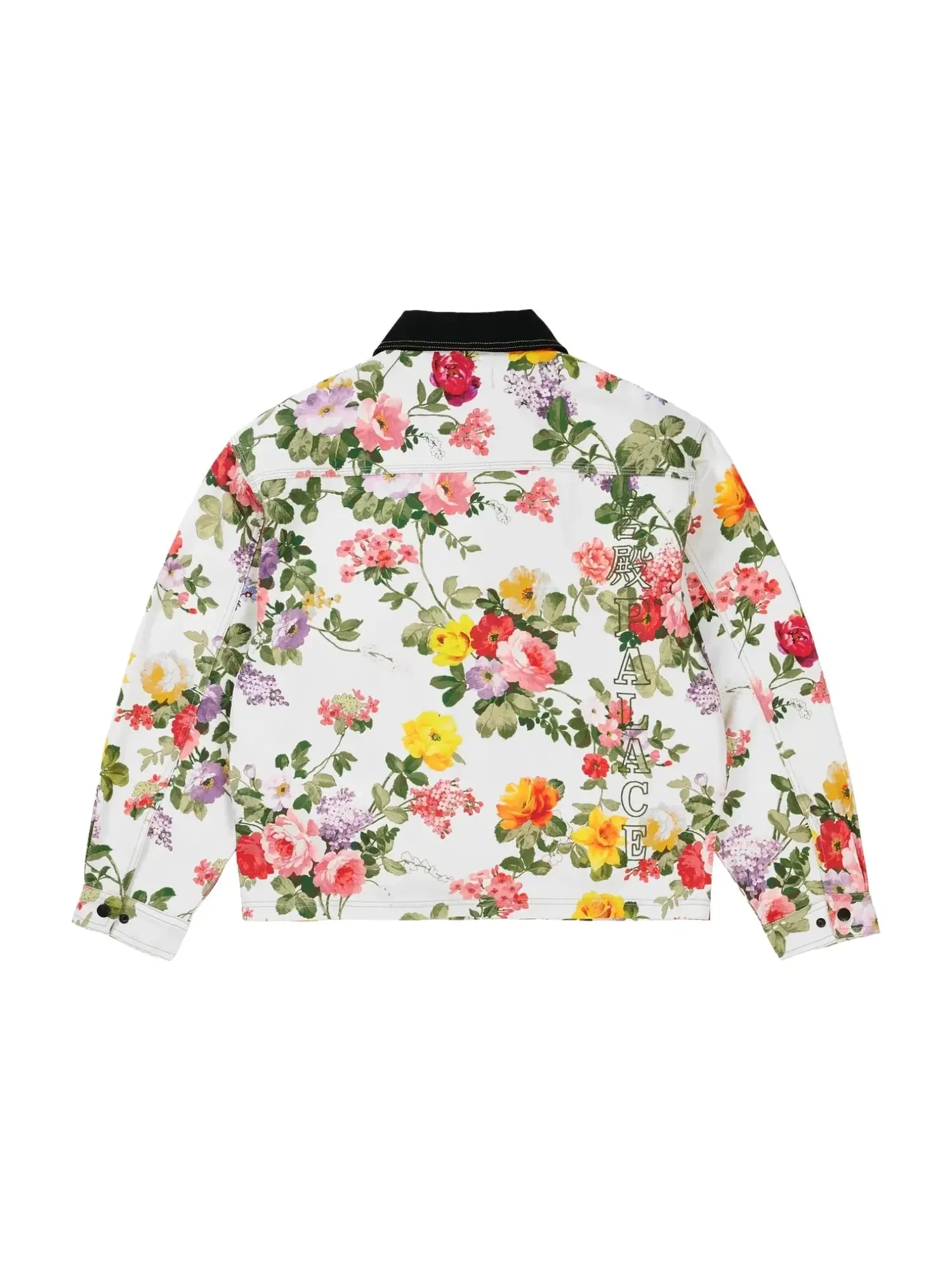 Куртка Palace Worker Jacket 'Flowers' P30JK170 — изображение 2 из 2, белый
