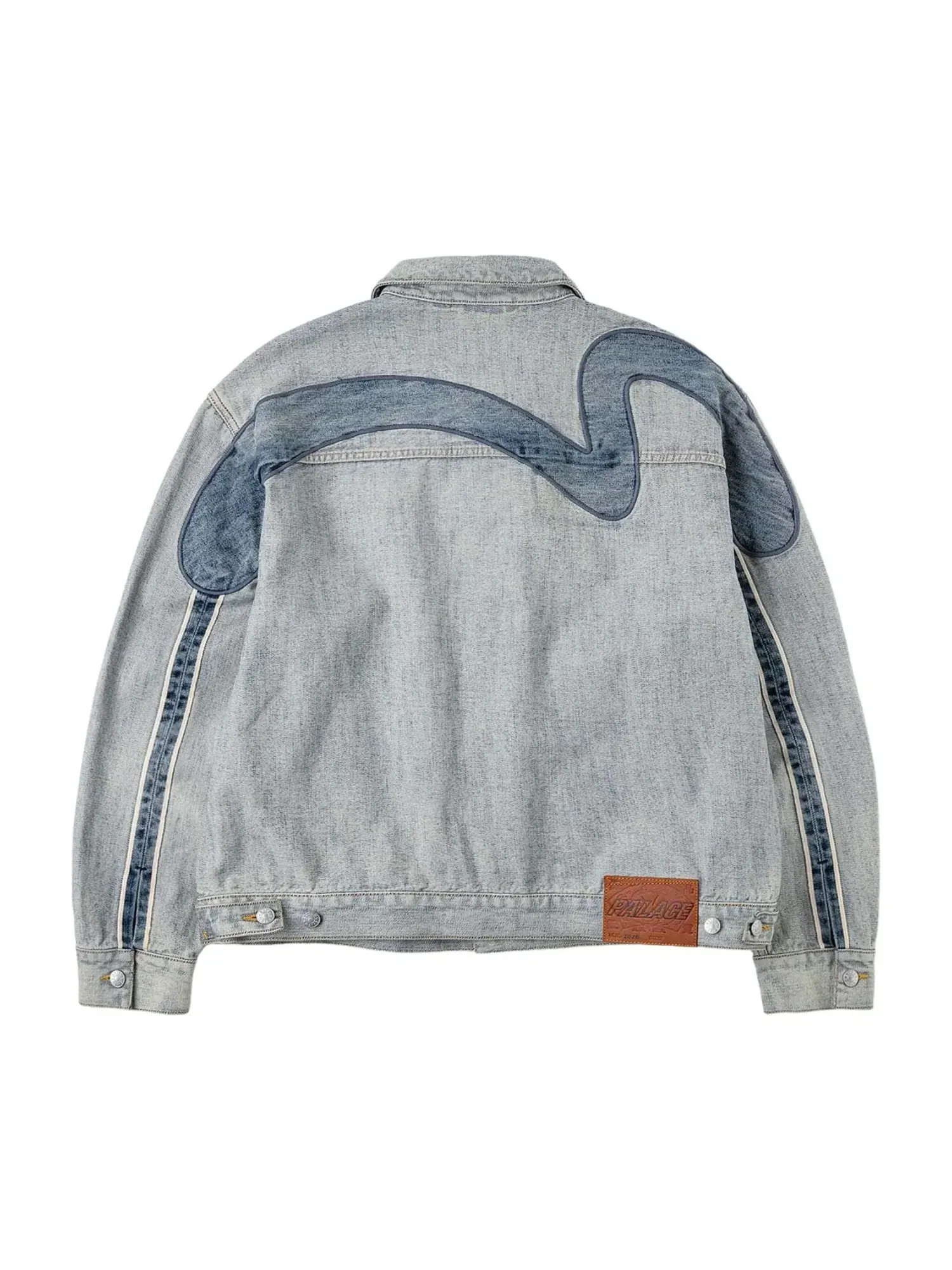 Джинсовая куртка Palace x EVISU Type 2 'Reverse Indigo' — изображение 2 из 2, синий