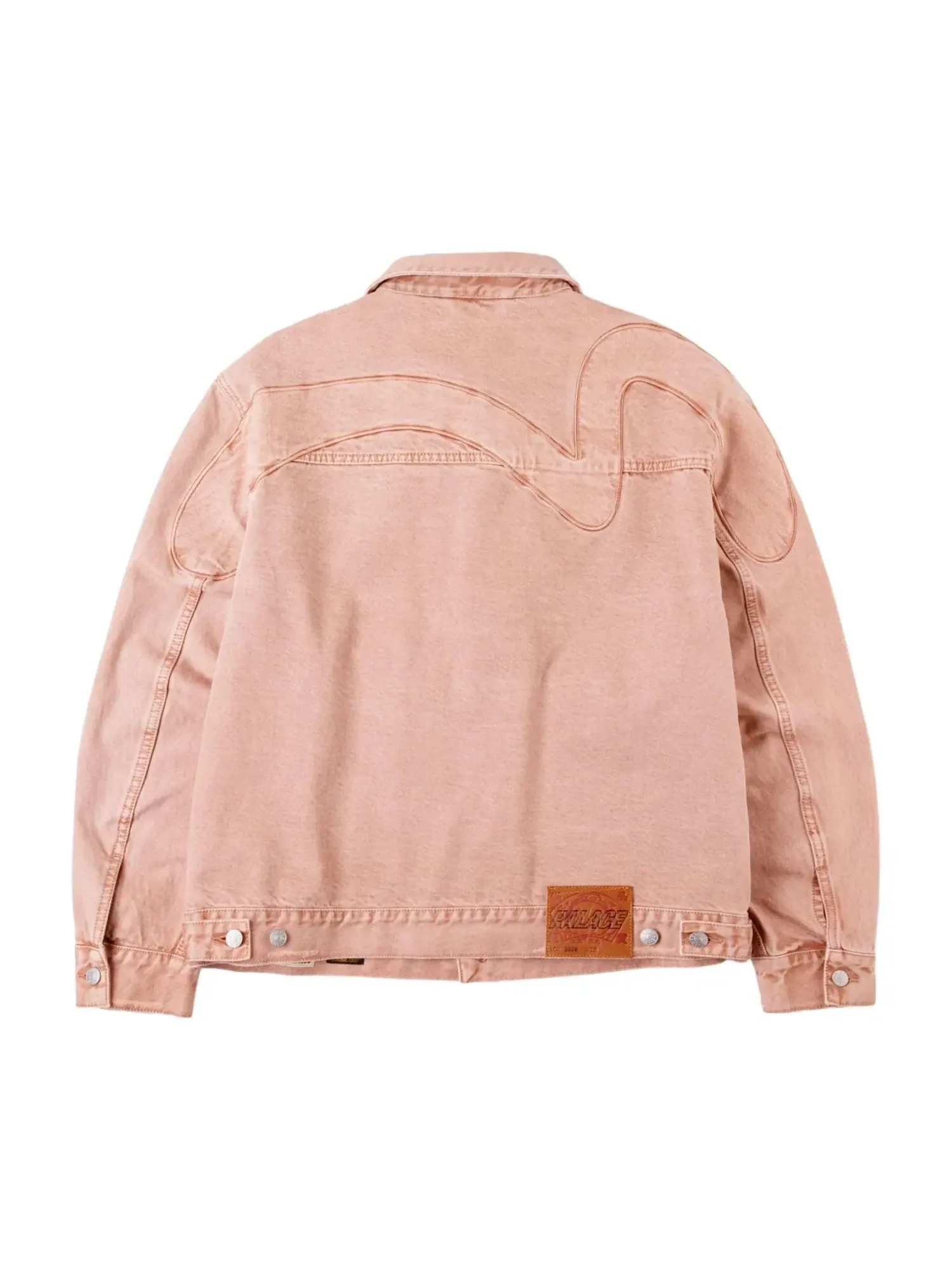 Джинсовая куртка Palace x EVISU Type 2 — изображение 2 из 2, розовый