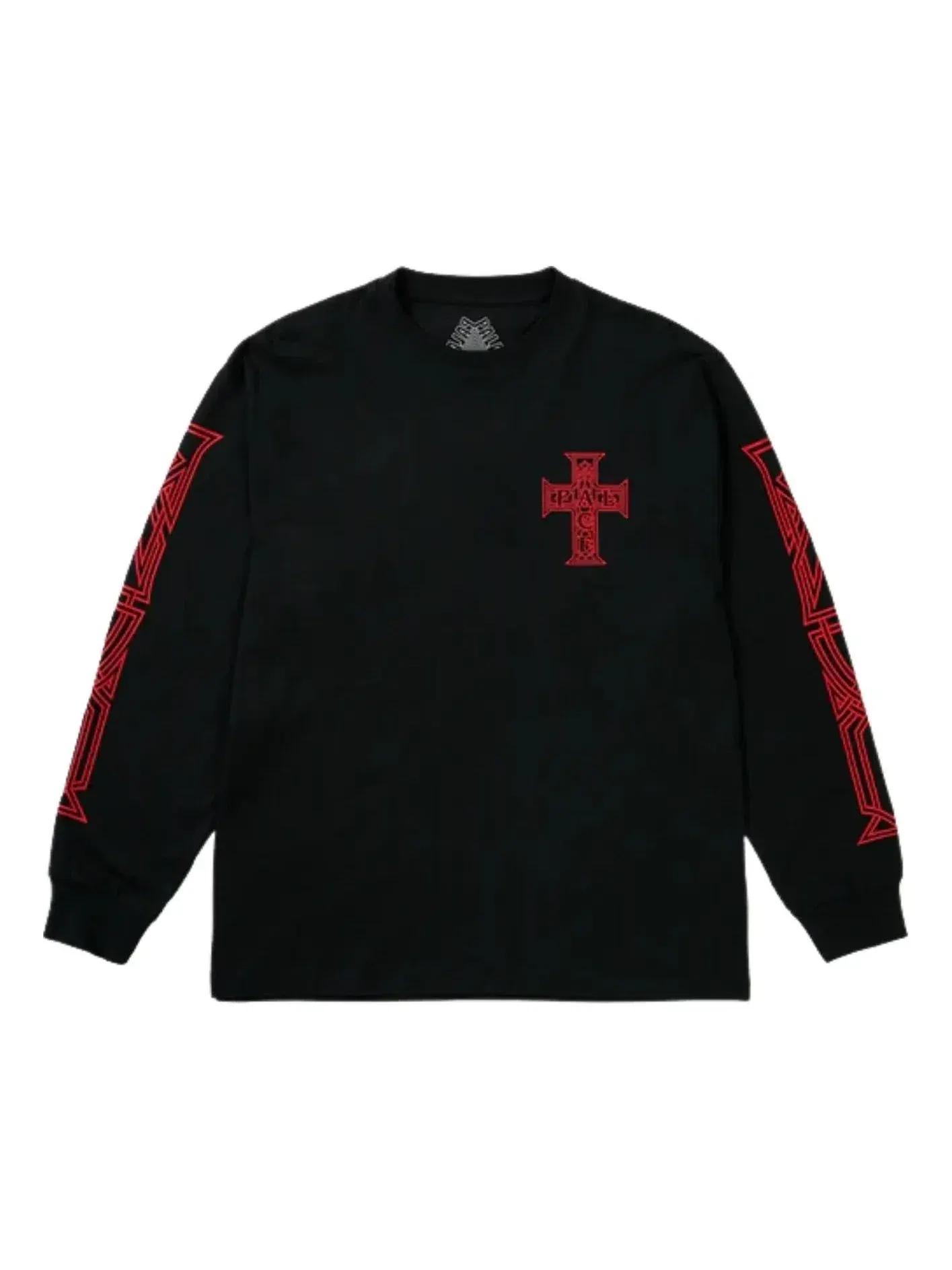 Футболка с длинными рукавами Palace Y So Cross, черная, P30LS003 — изображение 1 из 2, черный