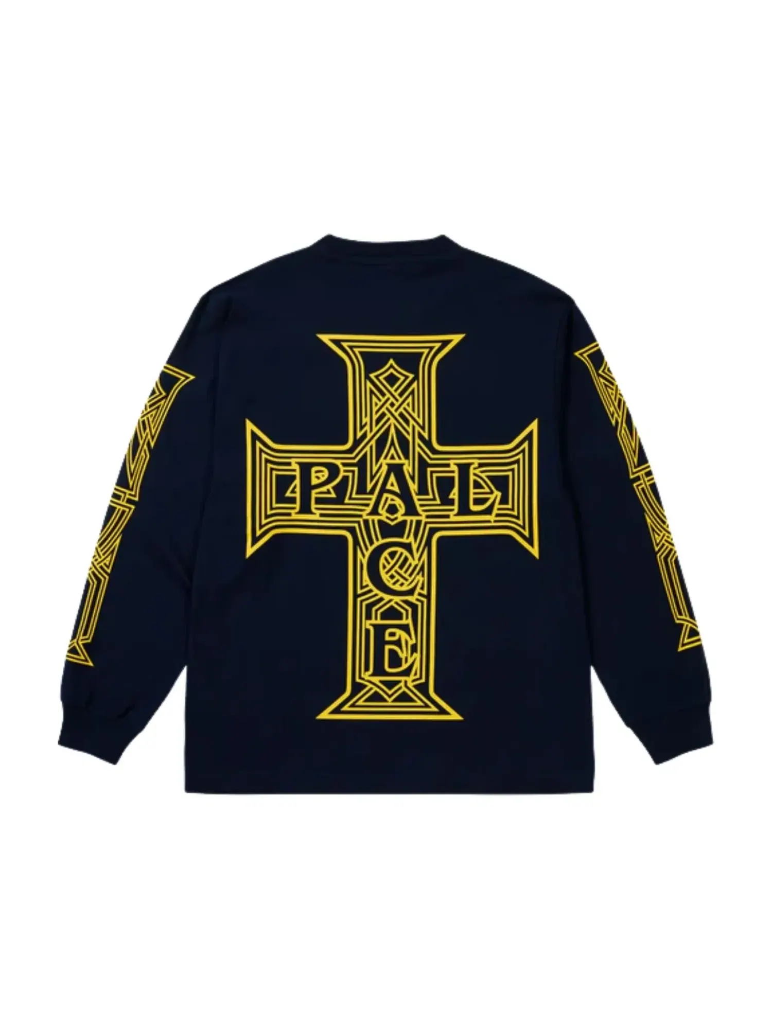 Футболка с длинными рукавами Palace Y So Cross, темно-синяя, P30LS006 — изображение 2 из 2, темно-синий