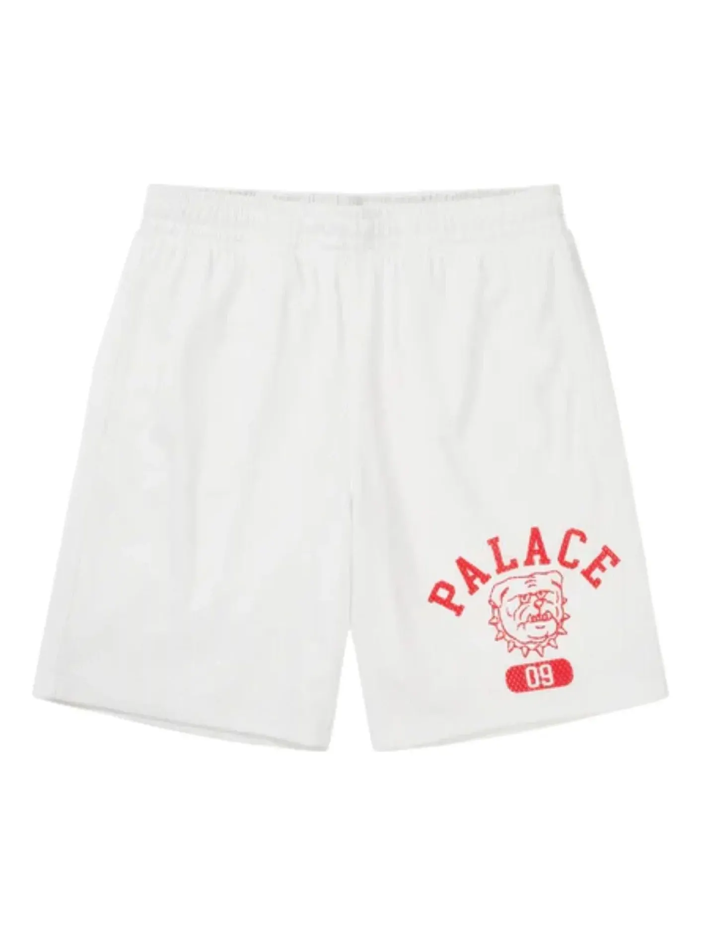 Мужские шорты с сетчатым принтом Palace Bulldog — изображение 1 из 2, белый