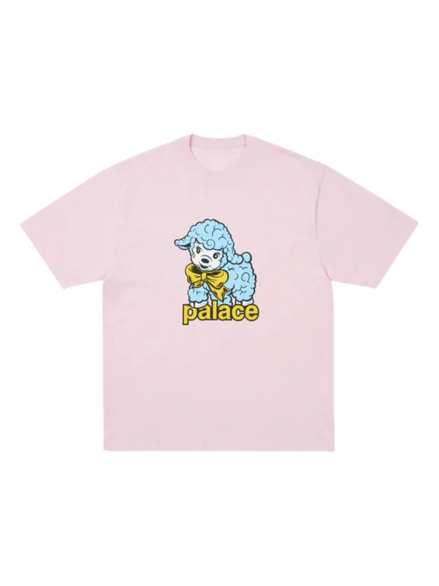 Футболка Palace SS26 из овечьей шерсти — изображение 1 из 1, розовый
