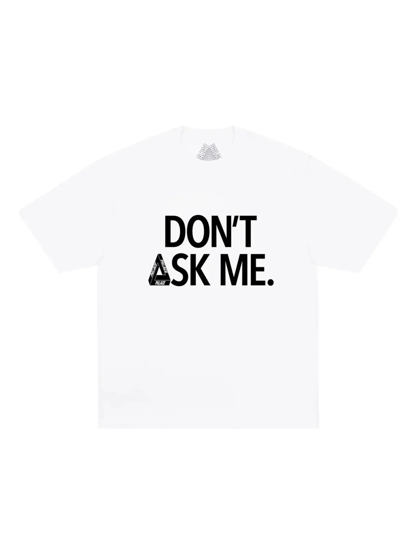 Футболка Palace Don't Ask, белая, P30TS418 — изображение 1 из 1, белый