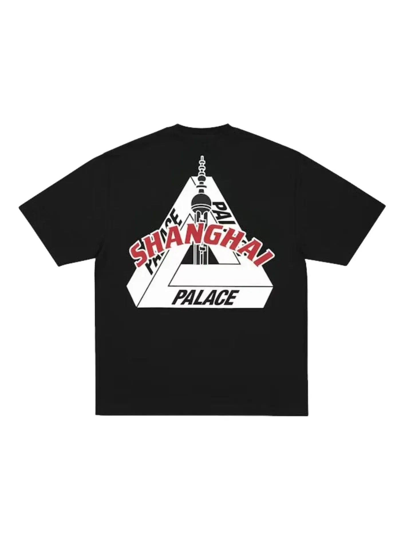 Футболка Palace Shanghai Tri Ferg, черная, P30TS500 — изображение 1 из 1, черный