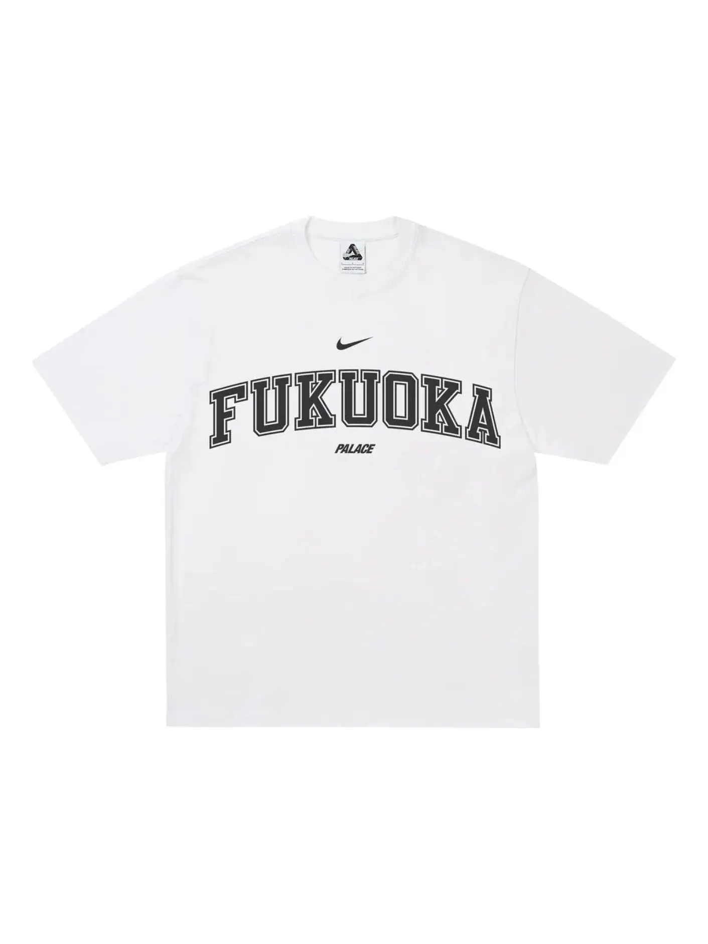 Мужская футболка хлопковая Palace Fukuoka White — изображение 1 из 1, белый