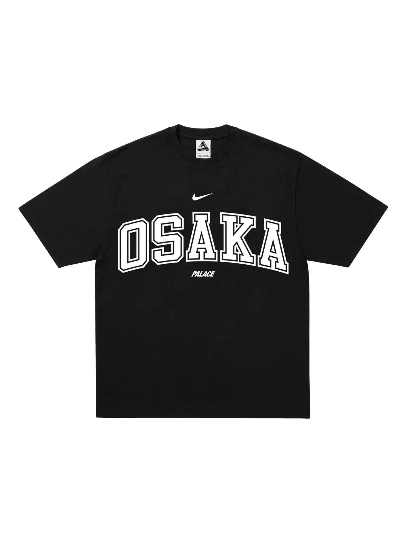 Мужская футболка с принтом Palace x Nike Shop T-Shirt Osaka Black — изображение 1 из 1, черный