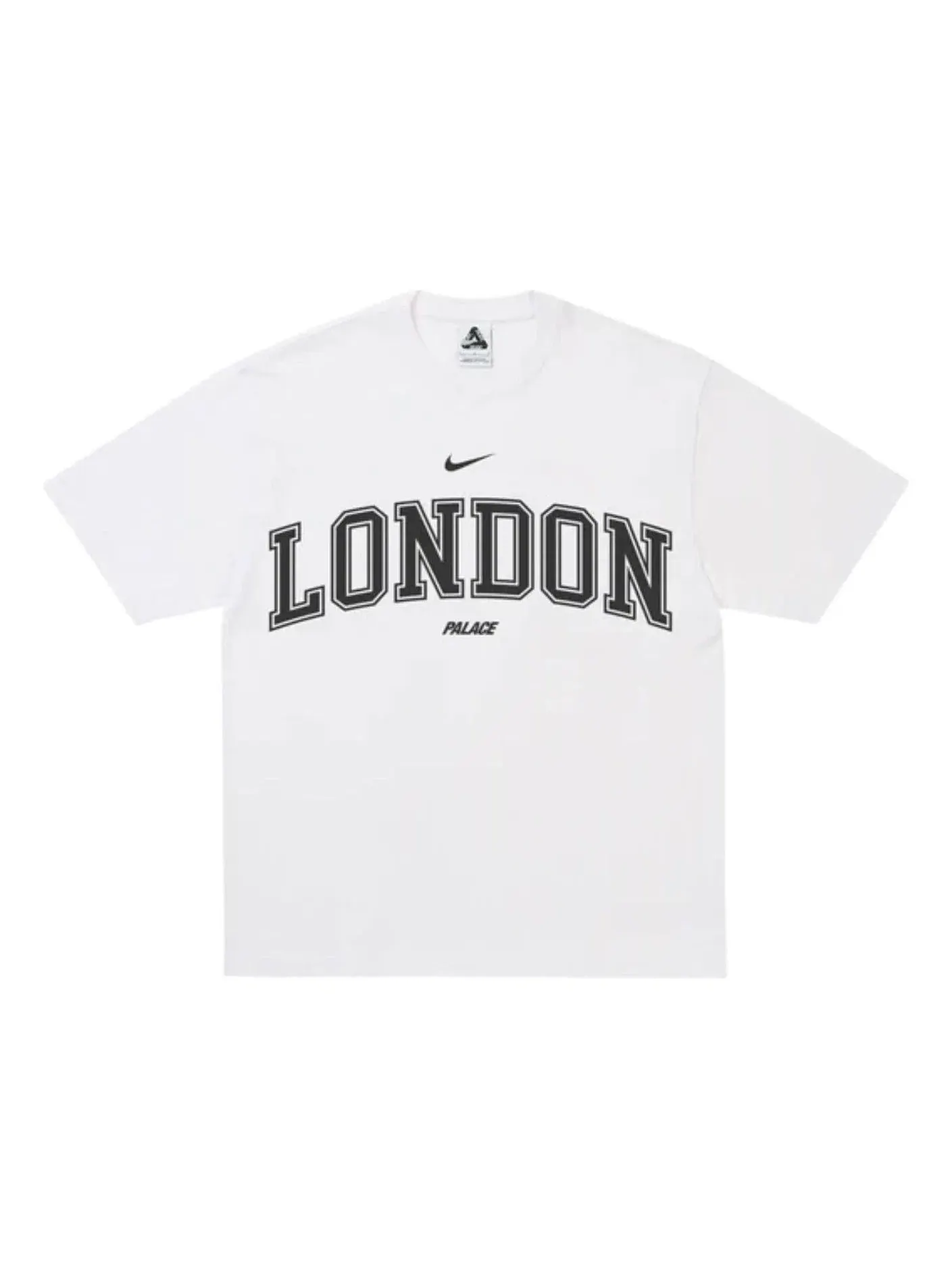 Мужская футболка с принтом Palace x Nike Shop T-Shirt London White P30TS515 — изображение 1 из 1, белый