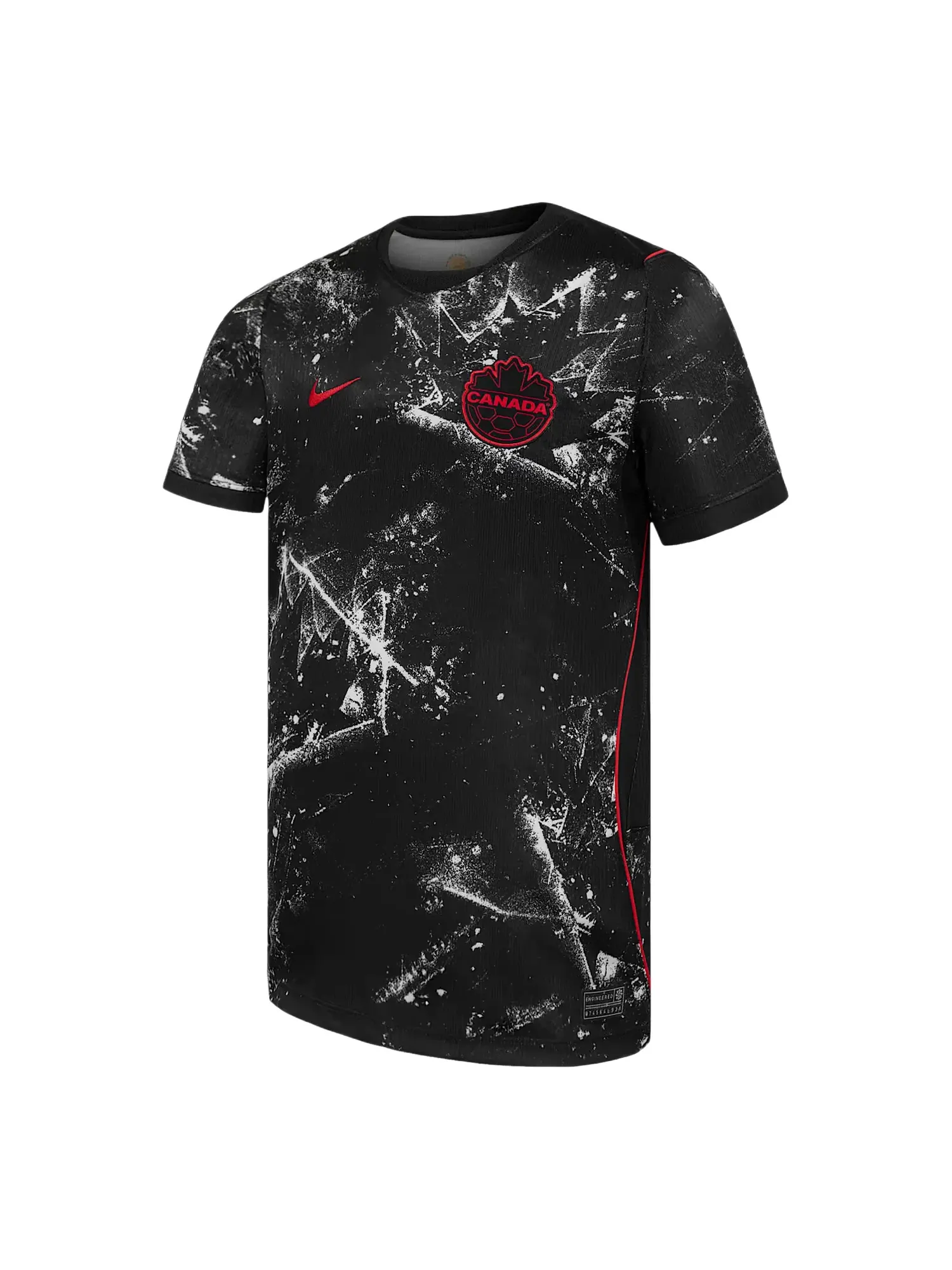 Детская футболка Nike Canada 2026 Stadium Away Dri-FIT Soccer Jersey — изображение 1 из 2, черный