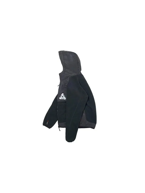 Куртка PALACE FW19 Polartec Flecto Hooded Jacket Black — изображение 3 из 4, черный