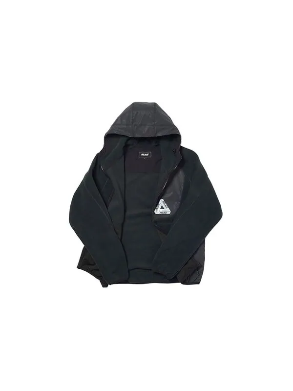 Куртка PALACE FW19 Polartec Flecto Hooded Jacket Black — изображение 4 из 4, черный