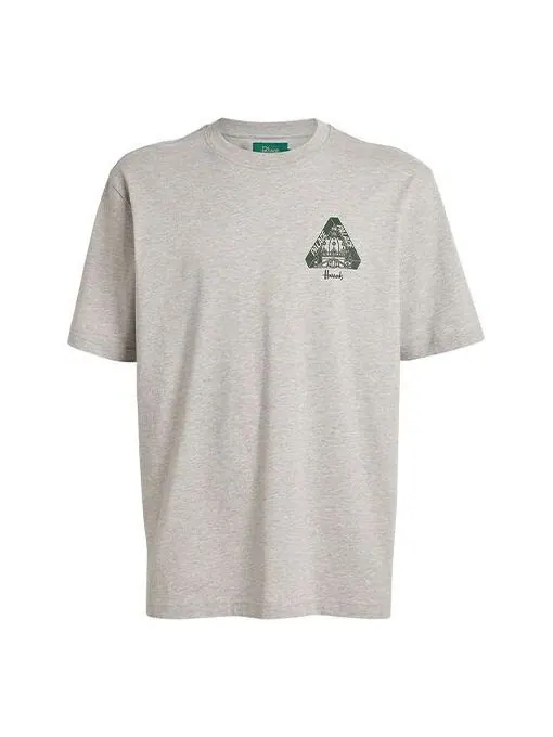 Футболка x harrods logo t-shirt 'grey' Palace — изображение 1 из 4, серый