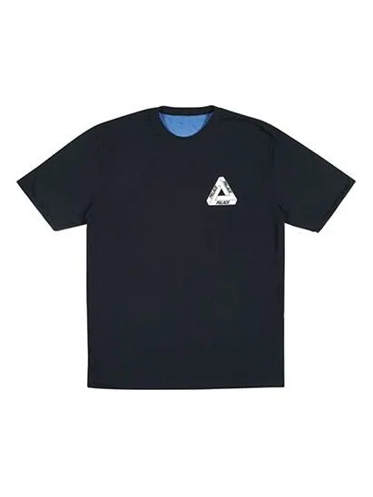 Футболка PALACE Reverso T-Shirt Black Purple Logo Printing Short Sleeve Unisex 'Black Blue' — изображение 1 из 4