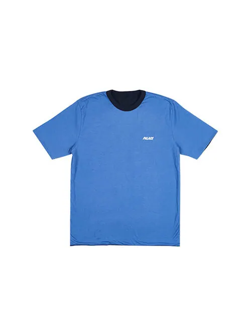 Футболка PALACE Reverso T-Shirt Black Purple Logo Printing Short Sleeve Unisex 'Black Blue' — изображение 3 из 4