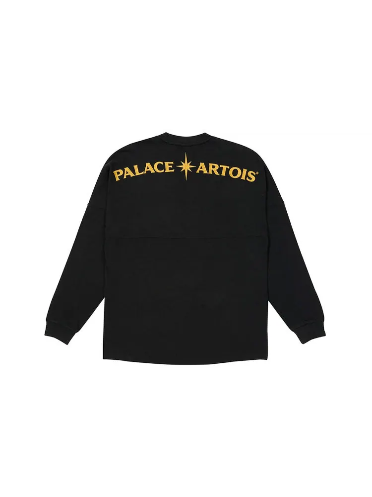 Худи PALACE x Stella Artois Crossover Casual Alphabet Long Sleeves Unisex Black — изображение 2 из 2, черный