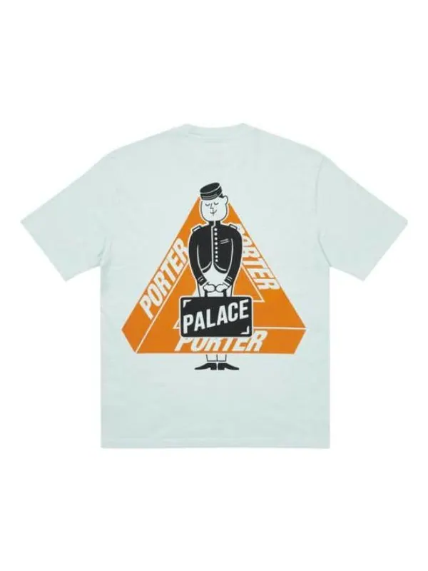 Футболка x porter tri ferg bell boy t-shirt 'blue' Palace — изображение 1 из 2, синий