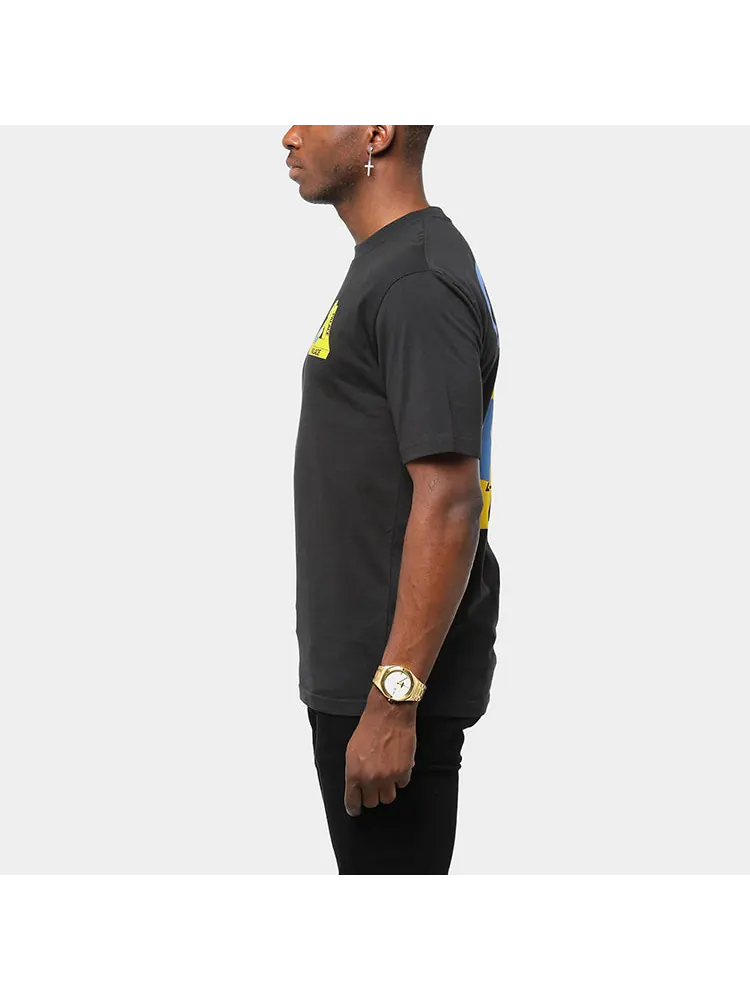 Футболка PALACE Tri-Smiler Back Large Printing Short Sleeve Unisex Black — изображение 3 из 7, черный