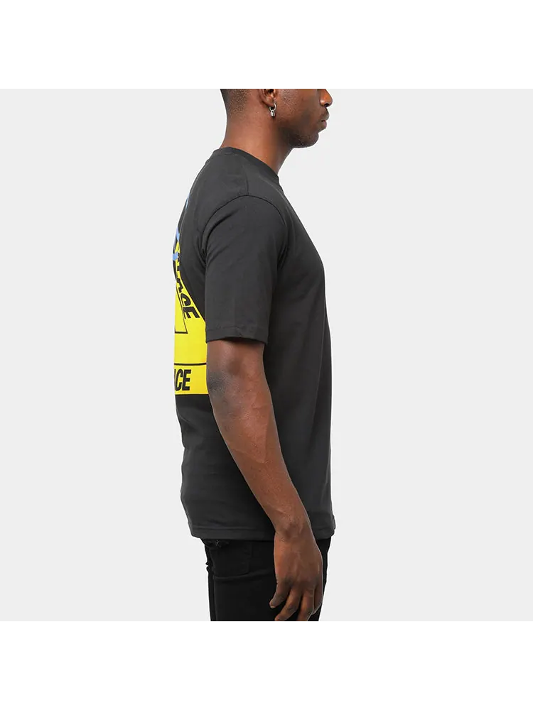Футболка PALACE Tri-Smiler Back Large Printing Short Sleeve Unisex Black — изображение 4 из 7, черный