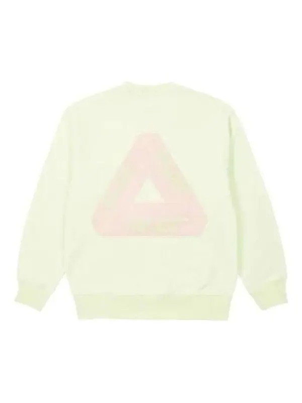 Свитер s23 fleece tri-ferg crew sweater 'yellow' Palace — изображение 1 из 1, желтый