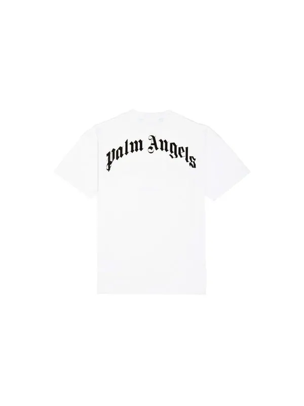 Футболка croco short-sleeve tee 'white/green' Palm Angels — изображение 2 из 4, белый